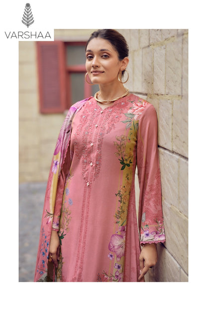 Elisya Varshaa Cord Pashmina Suits Exporter Gujarat