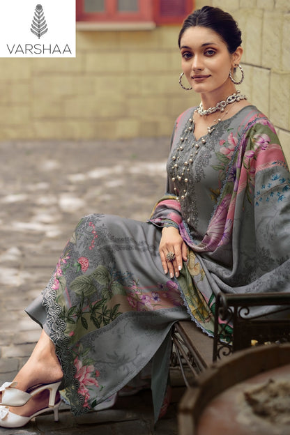 Elisya Varshaa Cord Pashmina Suits Exporter Gujarat