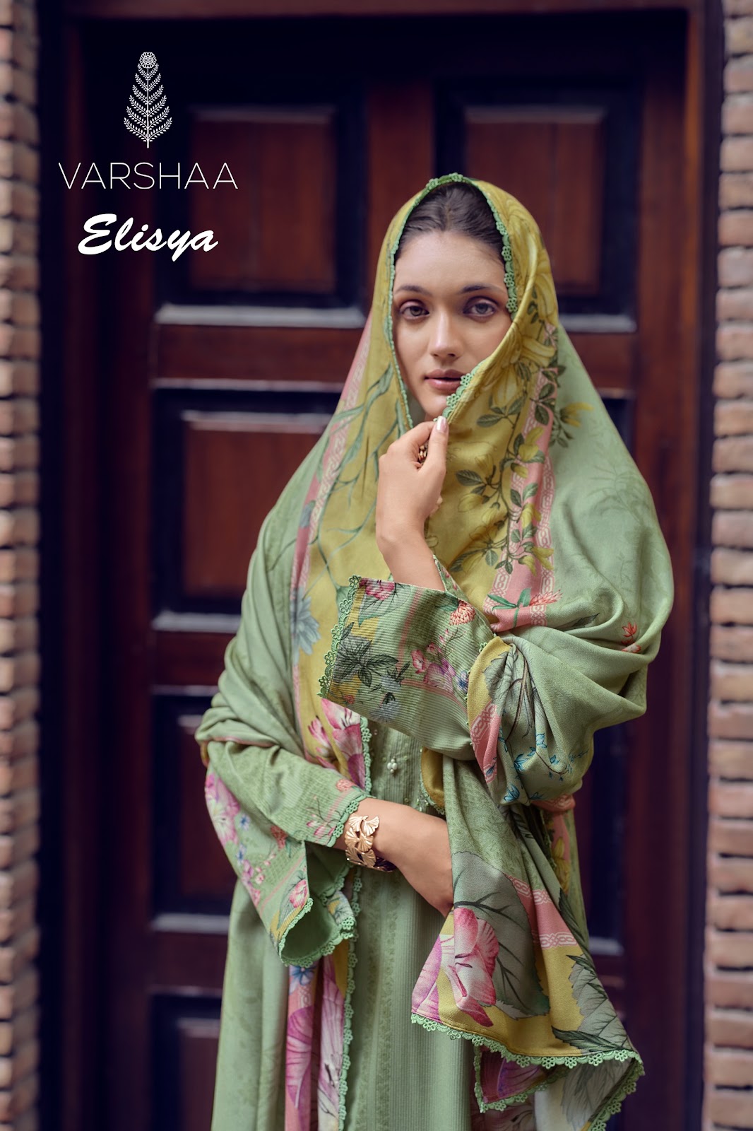 Elisya Varshaa Cord Pashmina Suits Exporter Gujarat