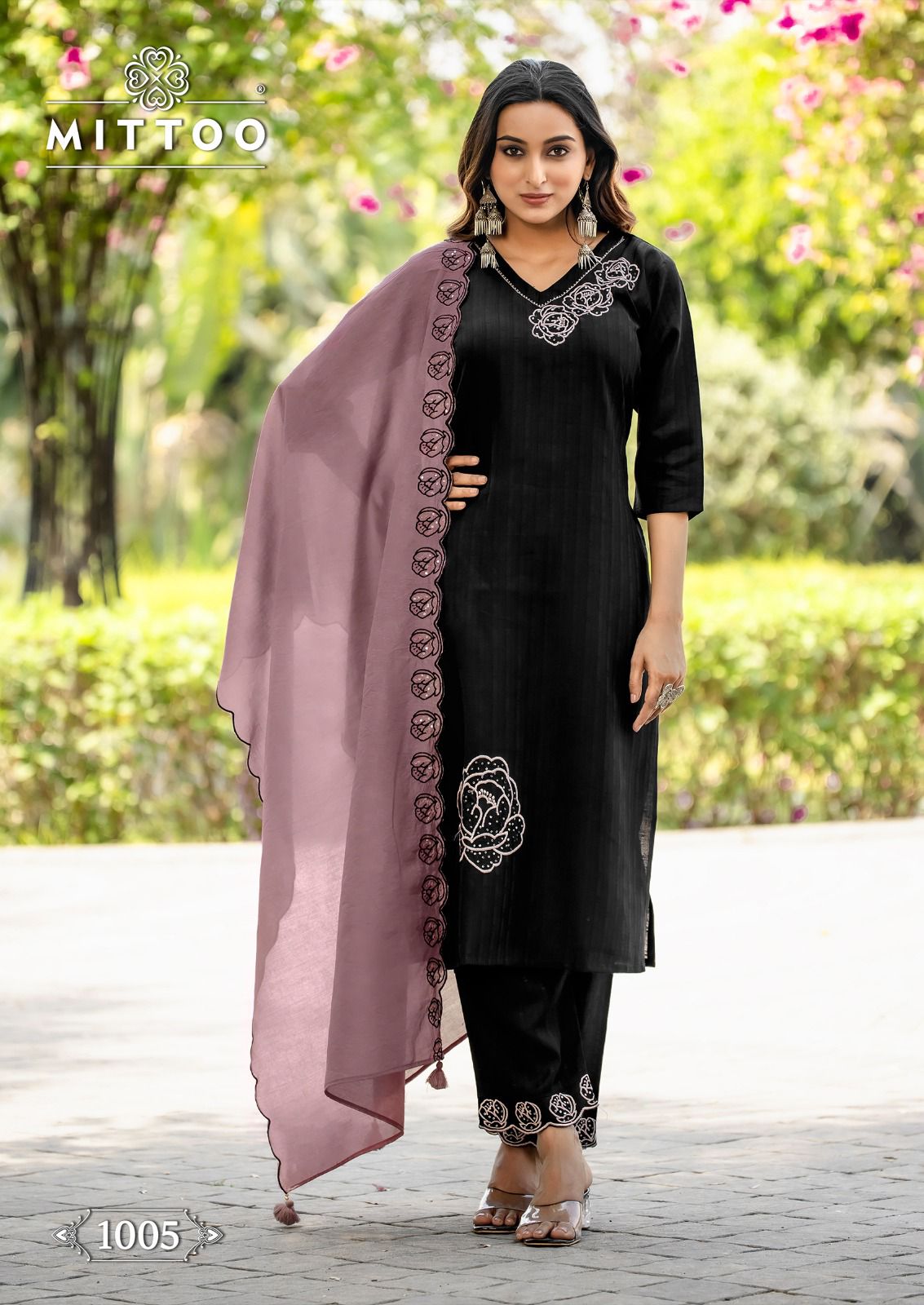 Elite Mittoo Viscose Readymade Pant Style Suits Wholesaler Gujarat