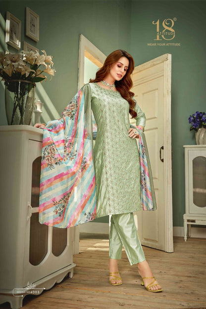 Elitee Vol 4 18 Attitude Bsy रेडीमेड पैंट स्टाइल सूट