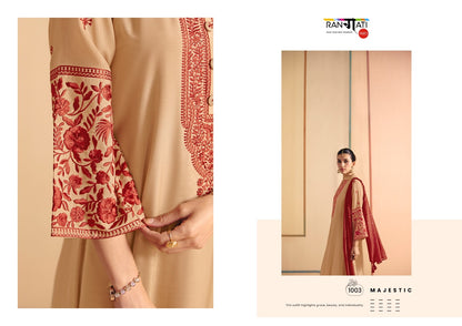 Eliza Rangati Prints Silk Pant Style Suits Wholesale Price