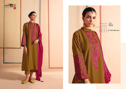 Eliza Rangati Prints Silk Pant Style Suits Wholesale Price