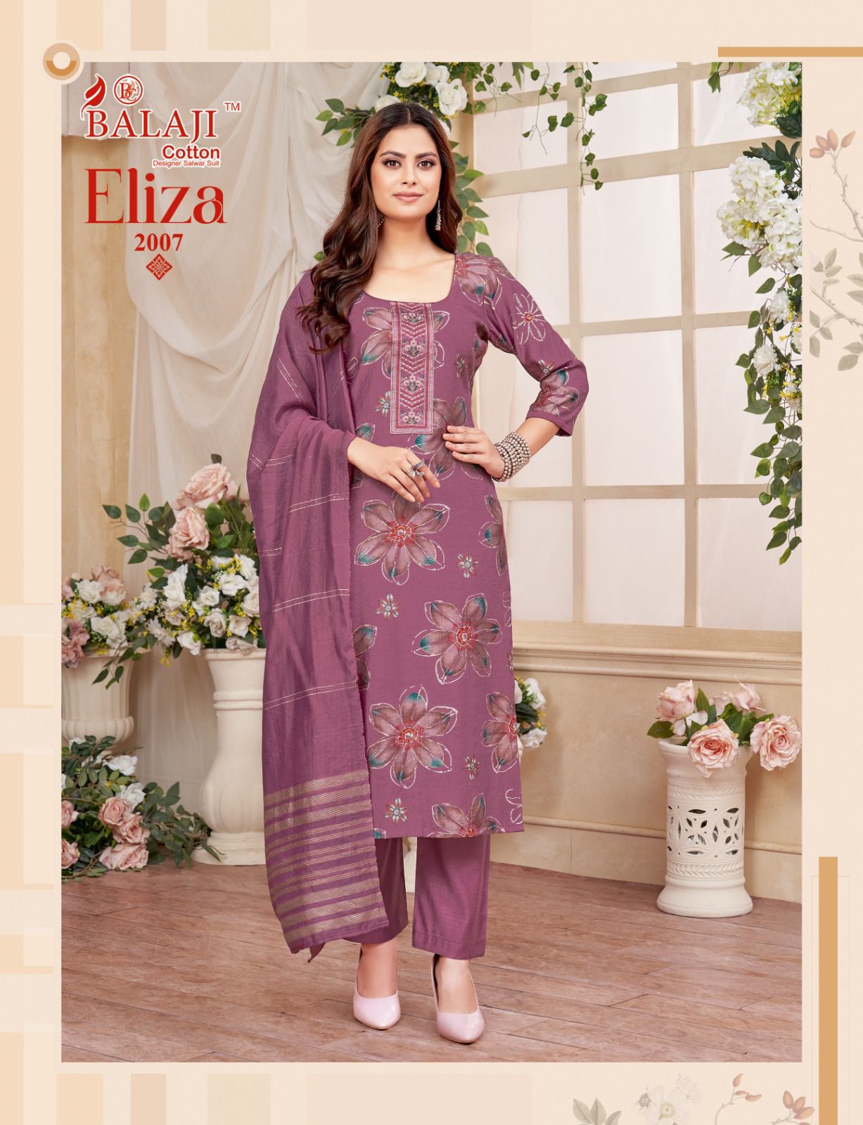 Eliza Vol 2 Balaji Vertican Readymade Pant Style Suits Exporter