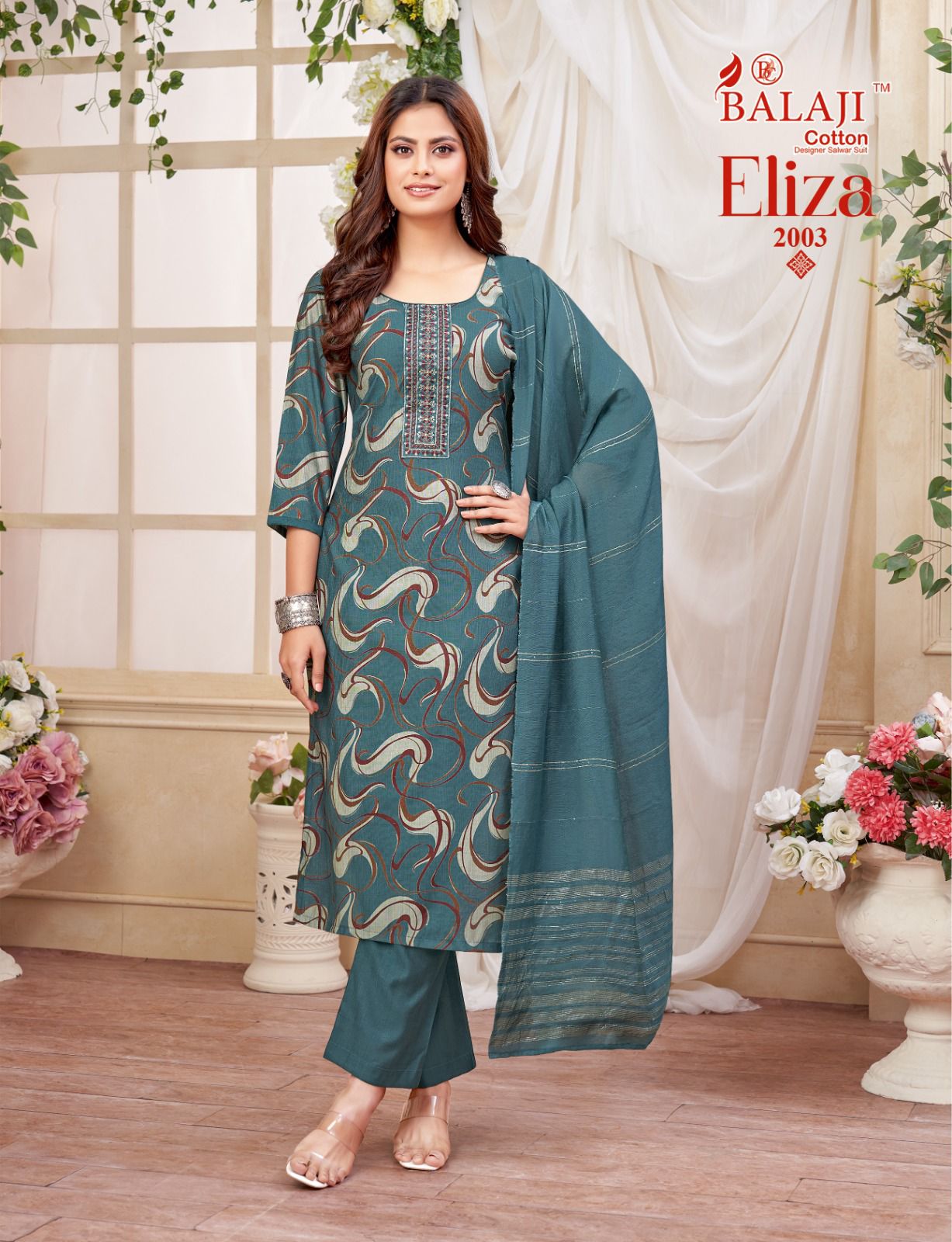 Eliza Vol 2 Balaji Vertican Readymade Pant Style Suits Exporter