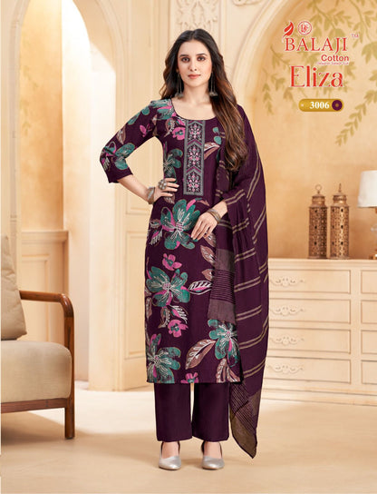Eliza Vol 3 Balaji Vertican Readymade Pant Style Suits Manufacturer Gujarat