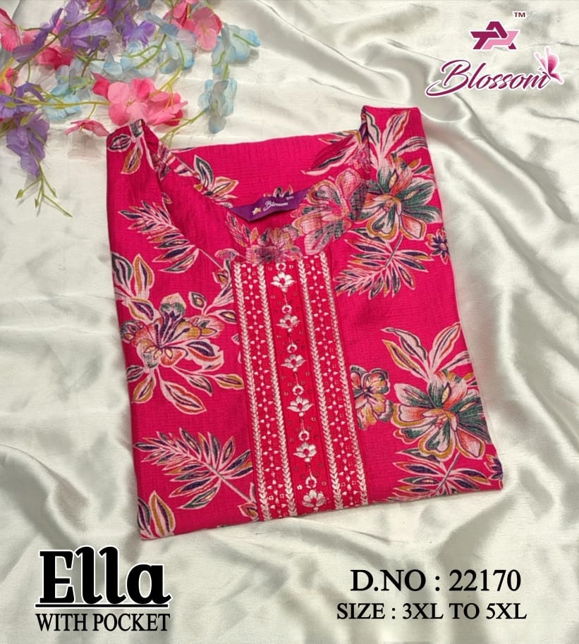 Ella Jnx Berlin Plus Size Kurtis Wholesale Price