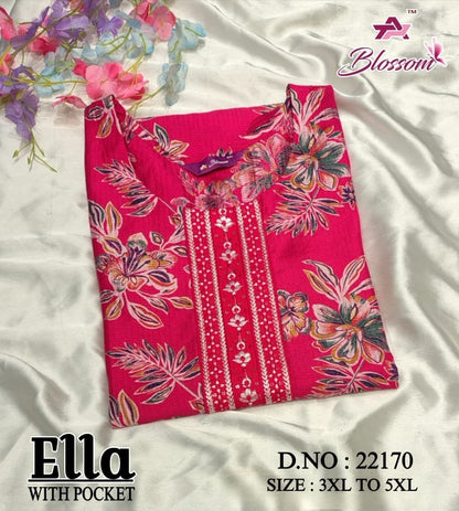 Ella Jnx Berlin Plus Size Kurtis Wholesale Price
