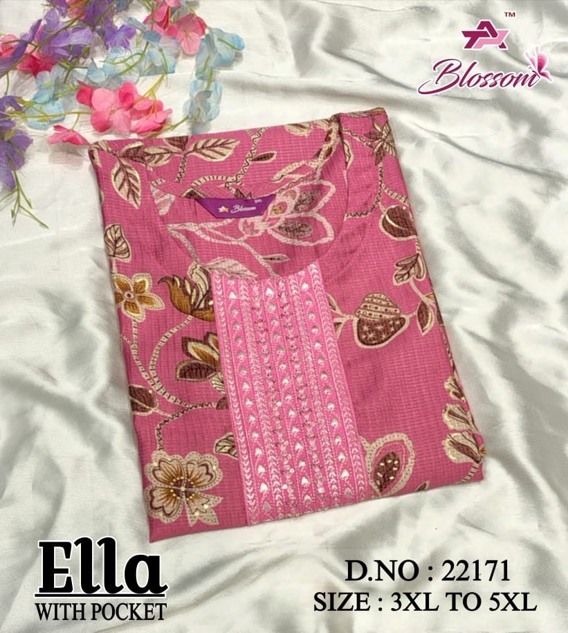 Ella Jnx Berlin Plus Size Kurtis Wholesale Price
