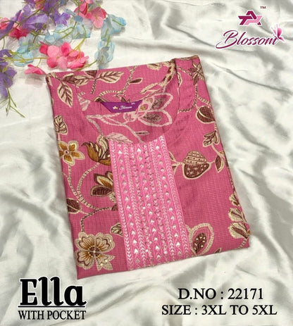 Ella Jnx Berlin Plus Size Kurtis Wholesale Price