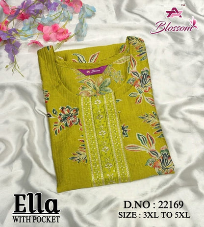 Ella Jnx Berlin Plus Size Kurtis Wholesale Price