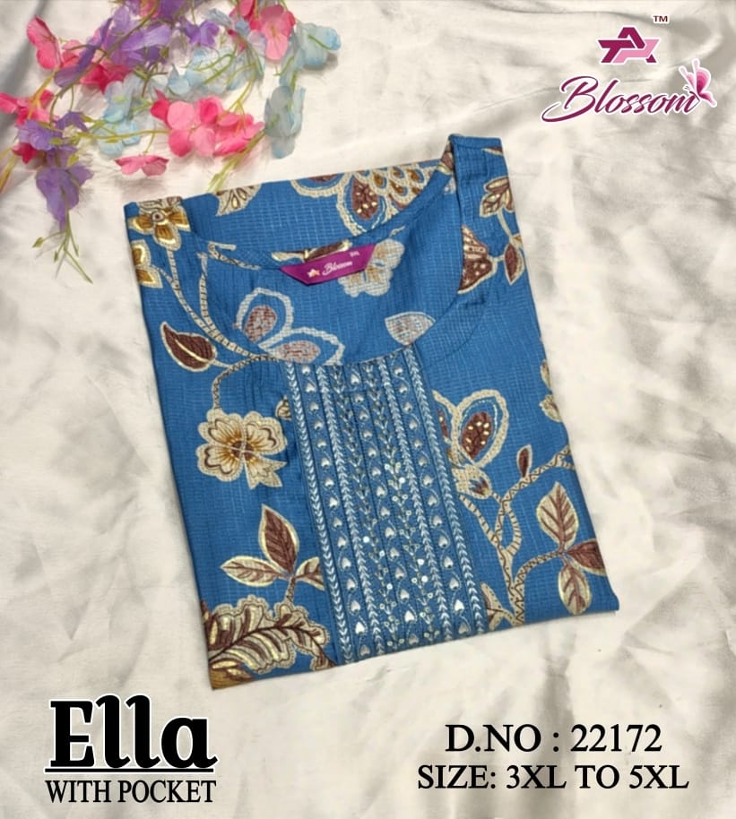 Ella Jnx Berlin Plus Size Kurtis Wholesale Price