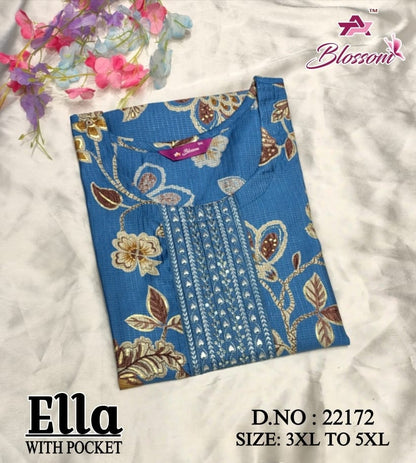 Ella Jnx Berlin Plus Size Kurtis Wholesale Price