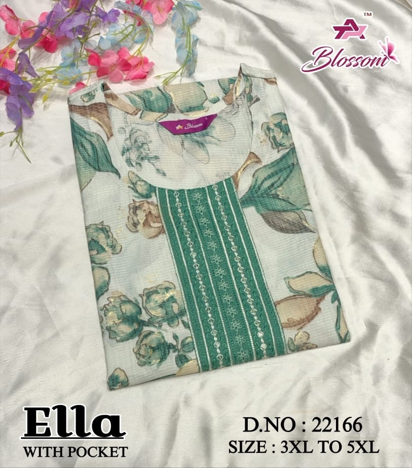 Ella Jnx Berlin Plus Size Kurtis Wholesale Price