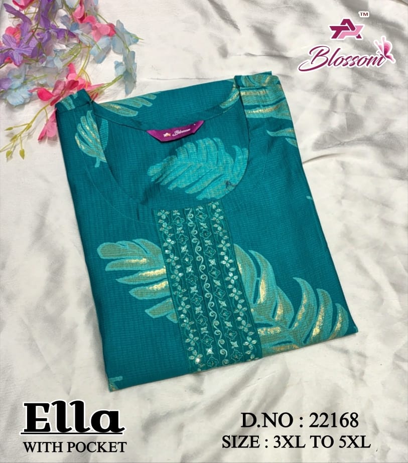 Ella Jnx Berlin Plus Size Kurtis Wholesale Price
