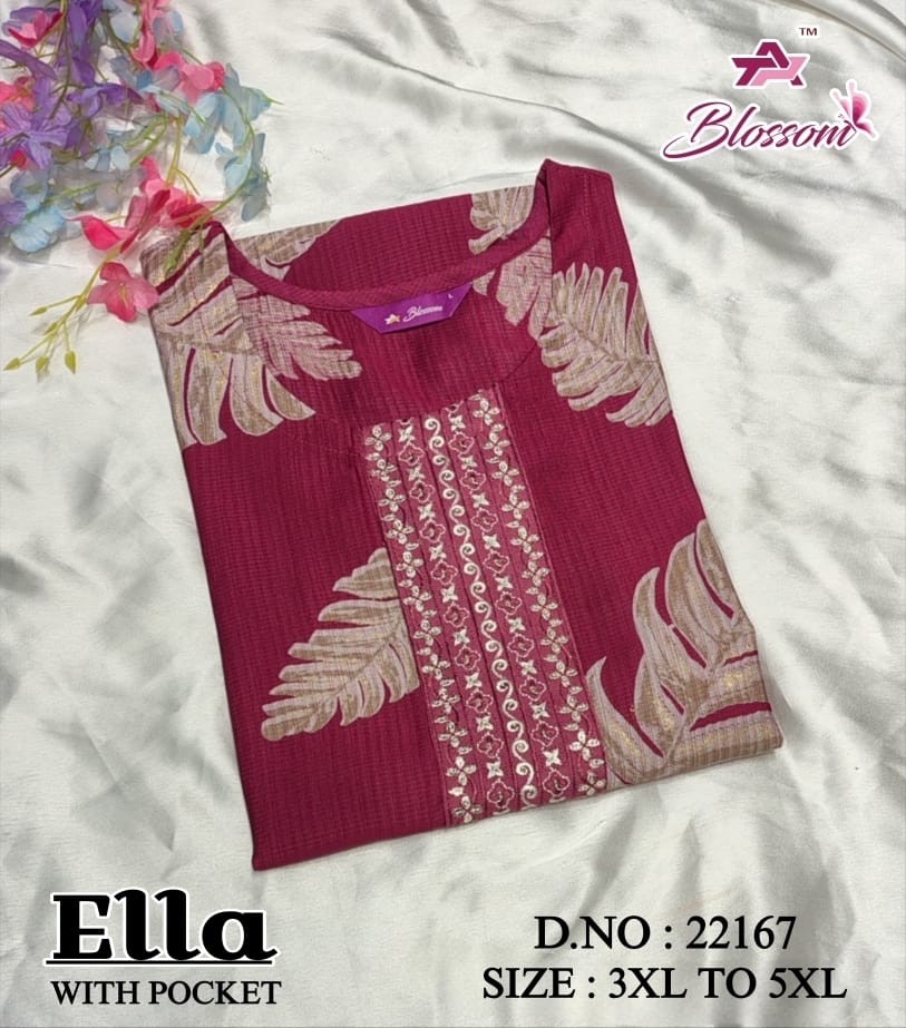 Ella Jnx Berlin Plus Size Kurtis Wholesale Price
