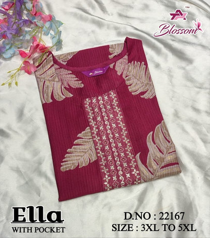 Ella Jnx Berlin Plus Size Kurtis Wholesale Price