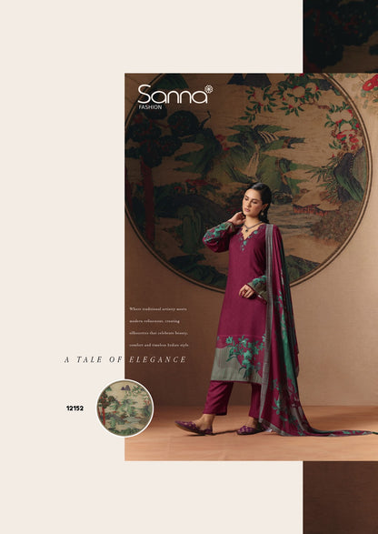 Elle Sanna Fashion Viscose Pashmina Suits Wholesaler Gujarat