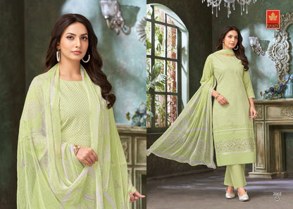 एले वॉल्यूम 2 ​​कराची प्रिंट्स कैम्ब्रिक पैंट स्टाइल सूट थोक मूल्य पर