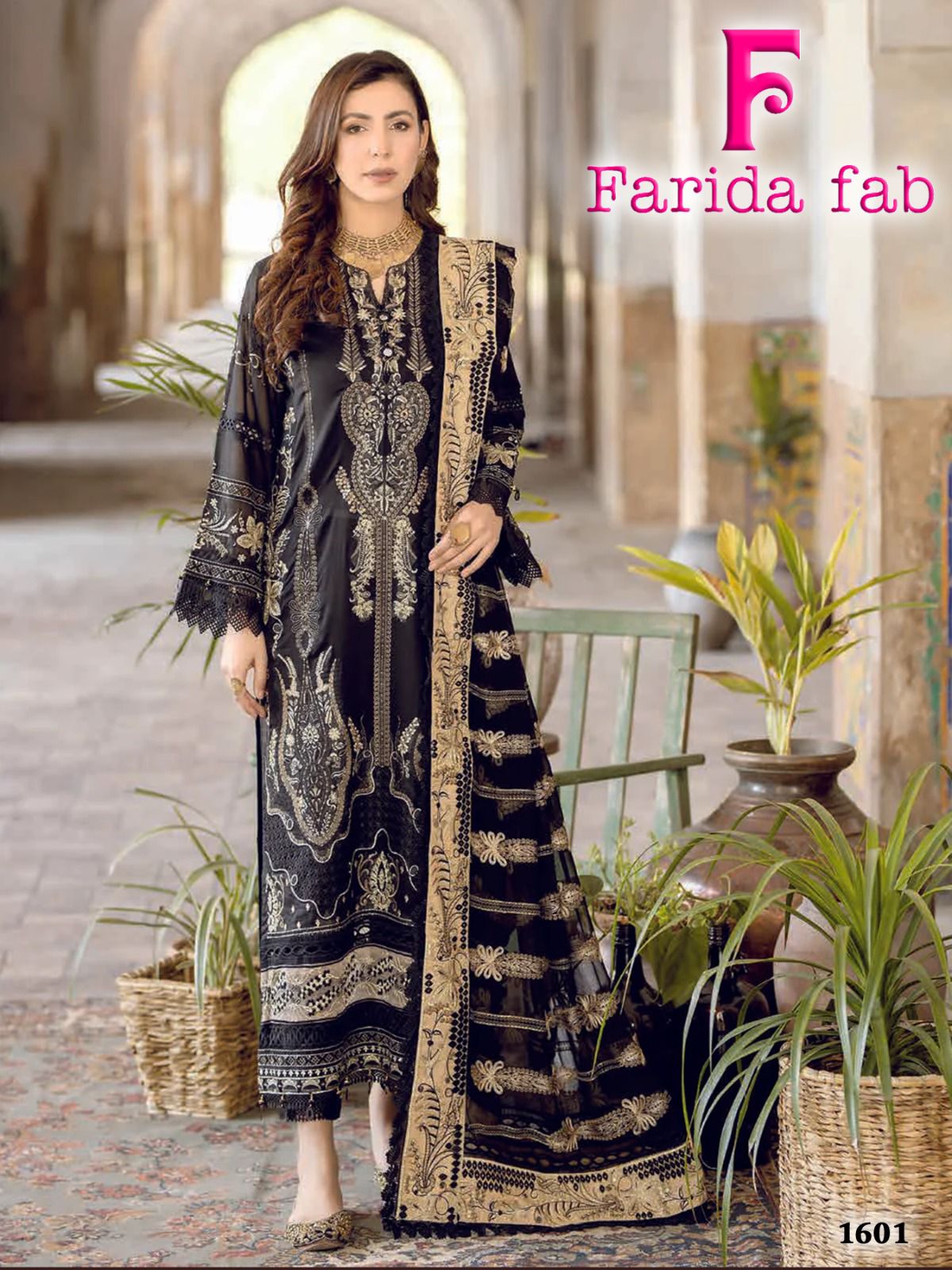 Ellija B Heavy Luxury Lawn Collection Farida Fab Karachi Salwar Suits Manufacturer Gujarat
