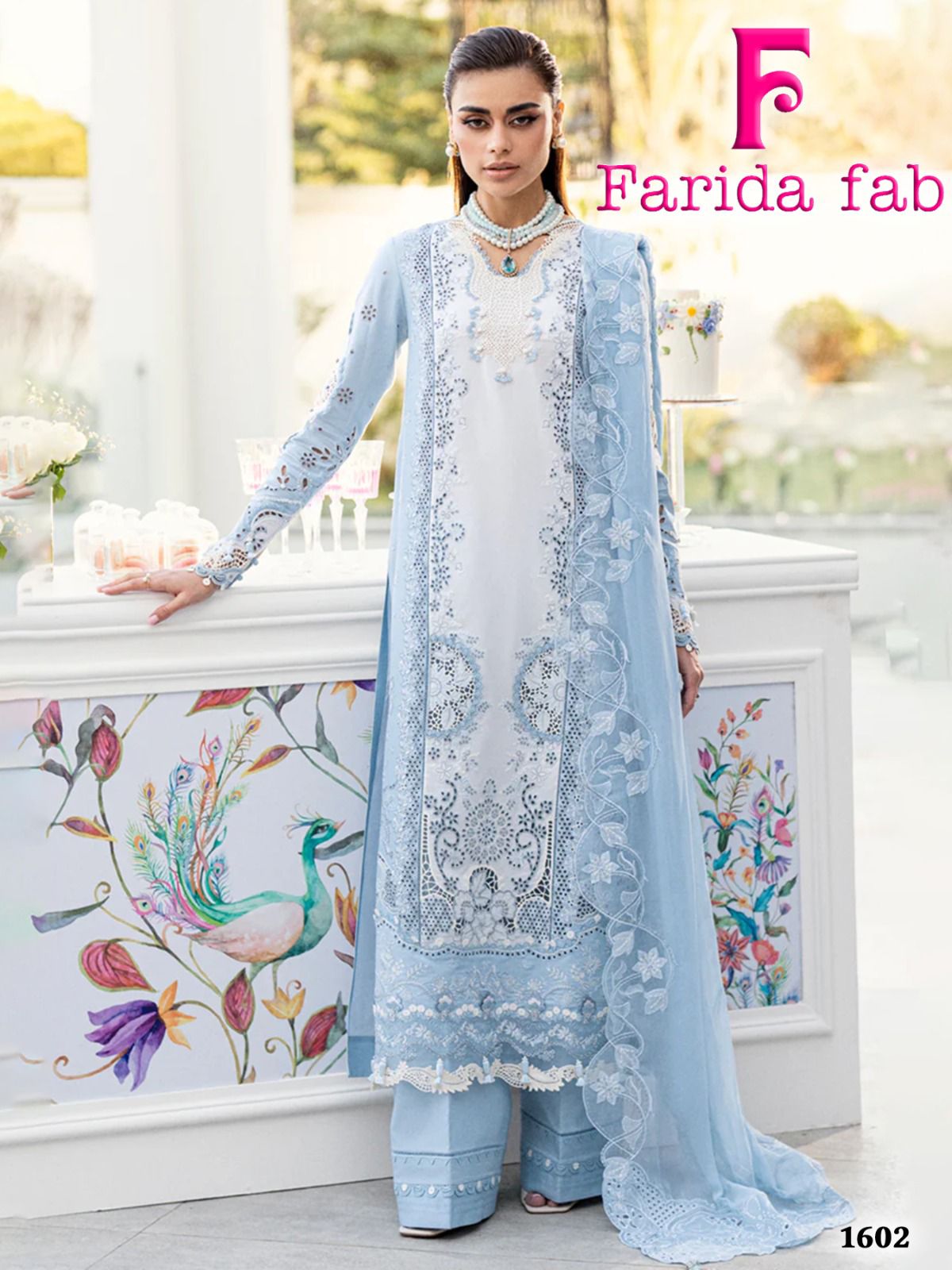 Ellija B Heavy Luxury Lawn Collection Farida Fab Karachi Salwar Suits Manufacturer Gujarat