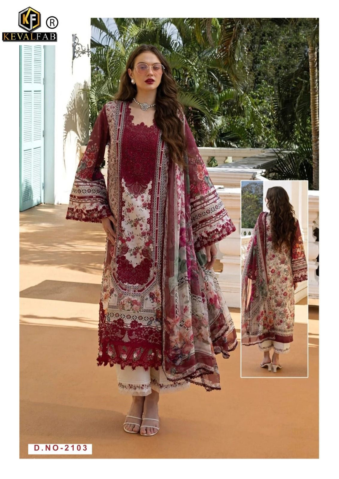 Ellija B Vol 21 Keval Fab Mix Cotton Karachi Salwar Suits Wholesale Rate