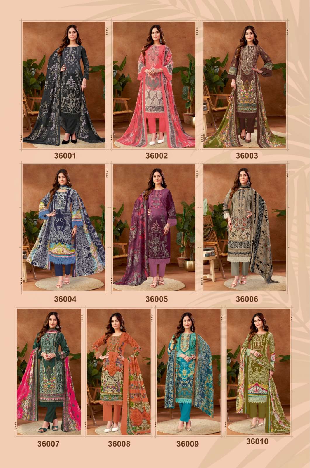 Elliza Vol 36 Jash Cotton Karachi Salwar Suits Wholesaler Gujarat