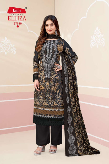 Elliza Vol 37 Jash Cotton Karachi Salwar Suits Wholesale Rate