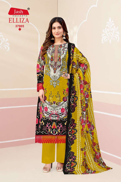 Elliza Vol 37 Jash Cotton Karachi Salwar Suits Wholesale Rate