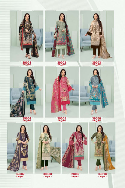 Elliza Vol 39 Jash Cotton Karachi Salwar Suits Manufacturer Ahmedabad