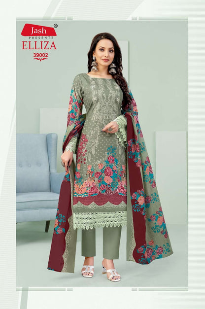 Elliza Vol 39 Jash Cotton Karachi Salwar Suits Manufacturer Ahmedabad