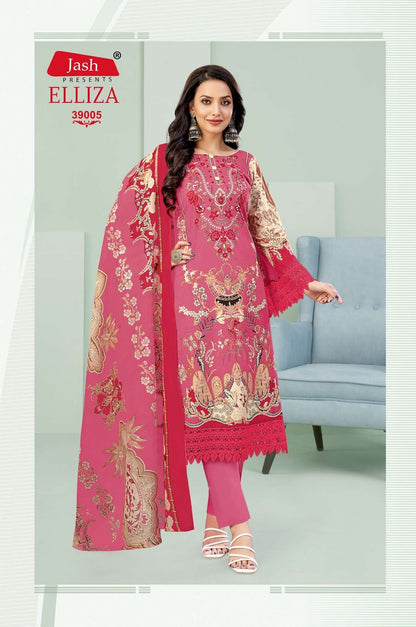 Elliza Vol 39 Jash Cotton Karachi Salwar Suits Manufacturer Ahmedabad