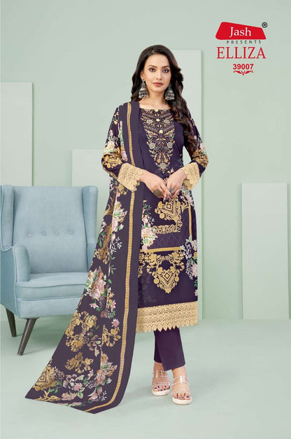 Elliza Vol 39 Jash Cotton Karachi Salwar Suits Manufacturer Ahmedabad