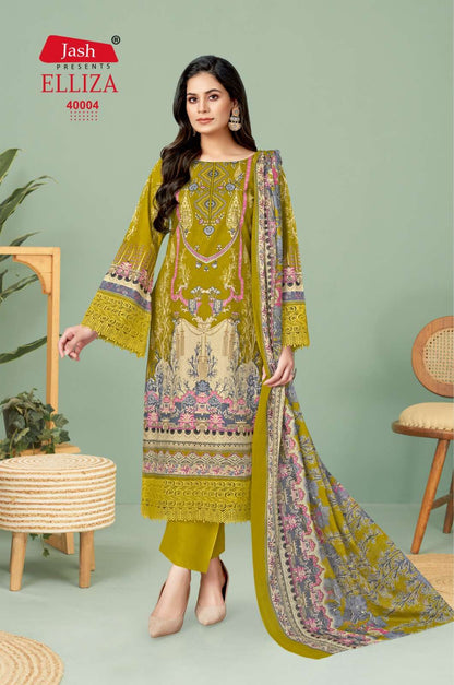 Elliza Vol 40 Jash Cotton Karachi Salwar Suits Manufacturer Ahmedabad