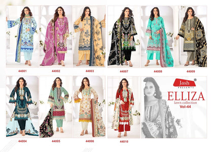 Elliza Vol 44 Jash Cotton Karachi Salwar Suits Exporter Gujarat