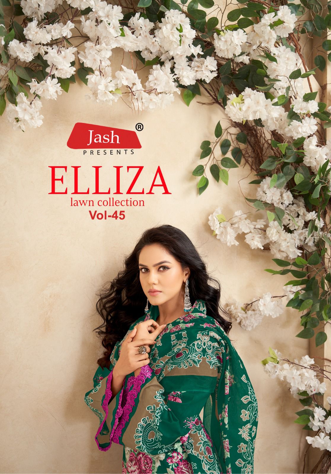 Elliza Vol 45 Jash Pure Cotton Karachi Salwar Suits Wholesale Price