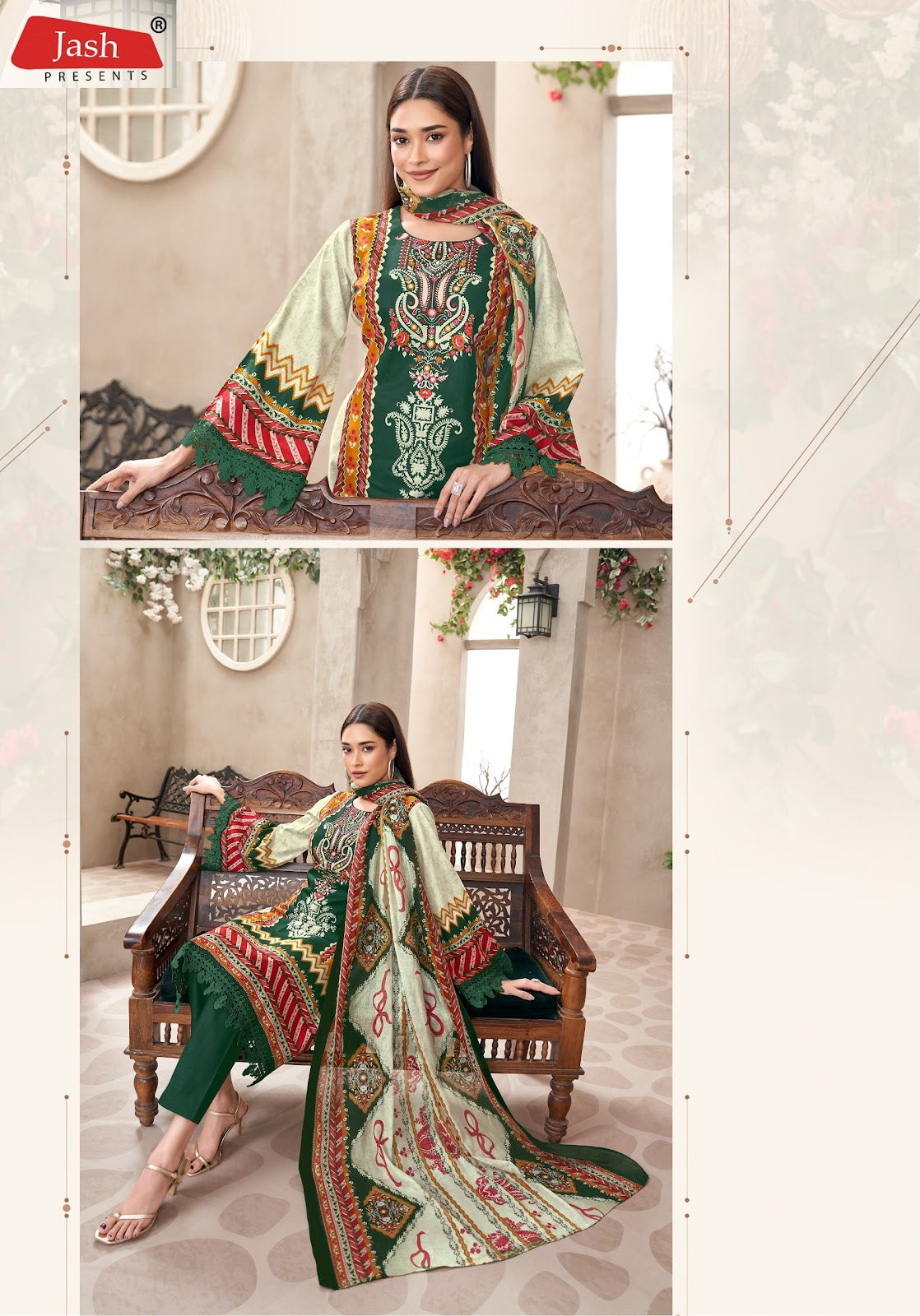Elliza Vol 47 Jash Lawn Karachi Salwar Suits Wholesaler