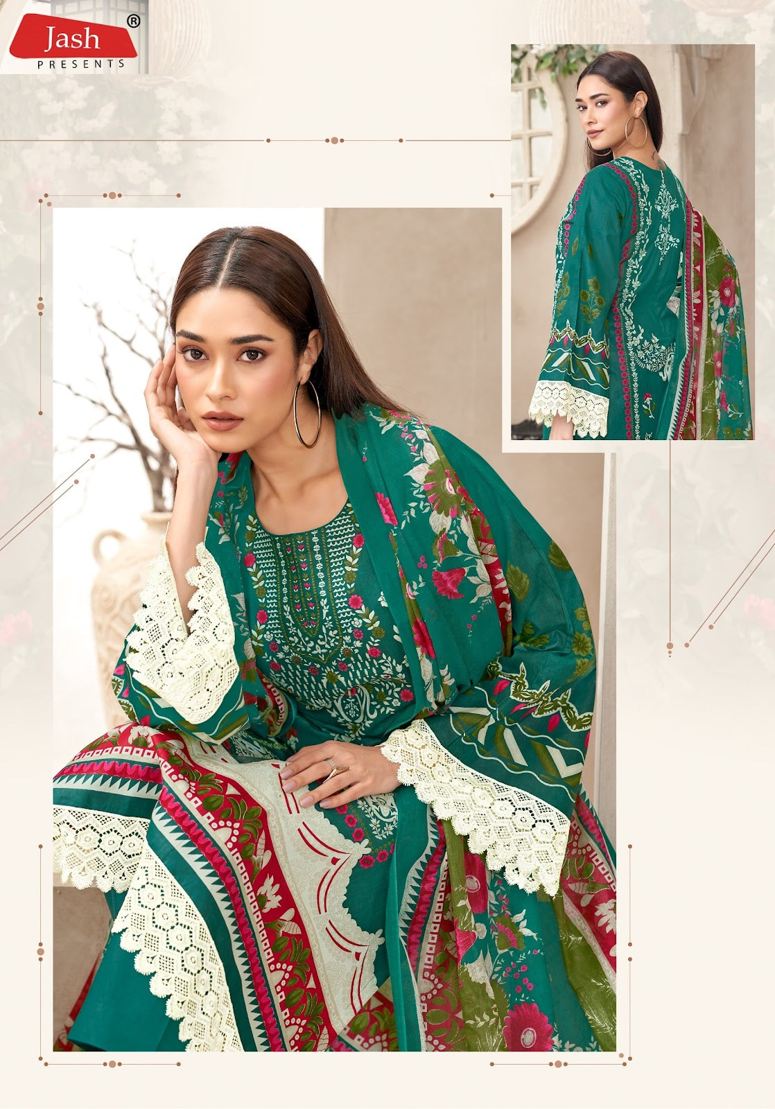 Elliza Vol 47 Jash Lawn Karachi Salwar Suits Wholesaler