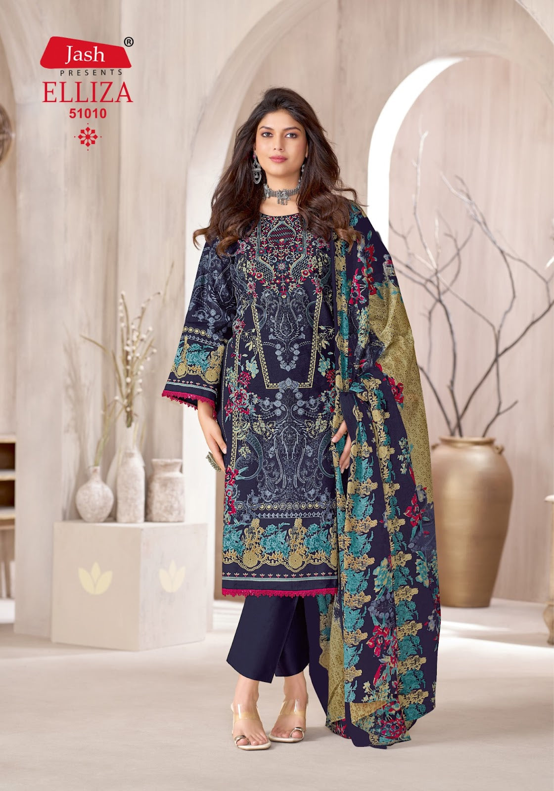 Elliza Vol 51 Jash Cotton Karachi Salwar Suits Manufacturer Gujarat