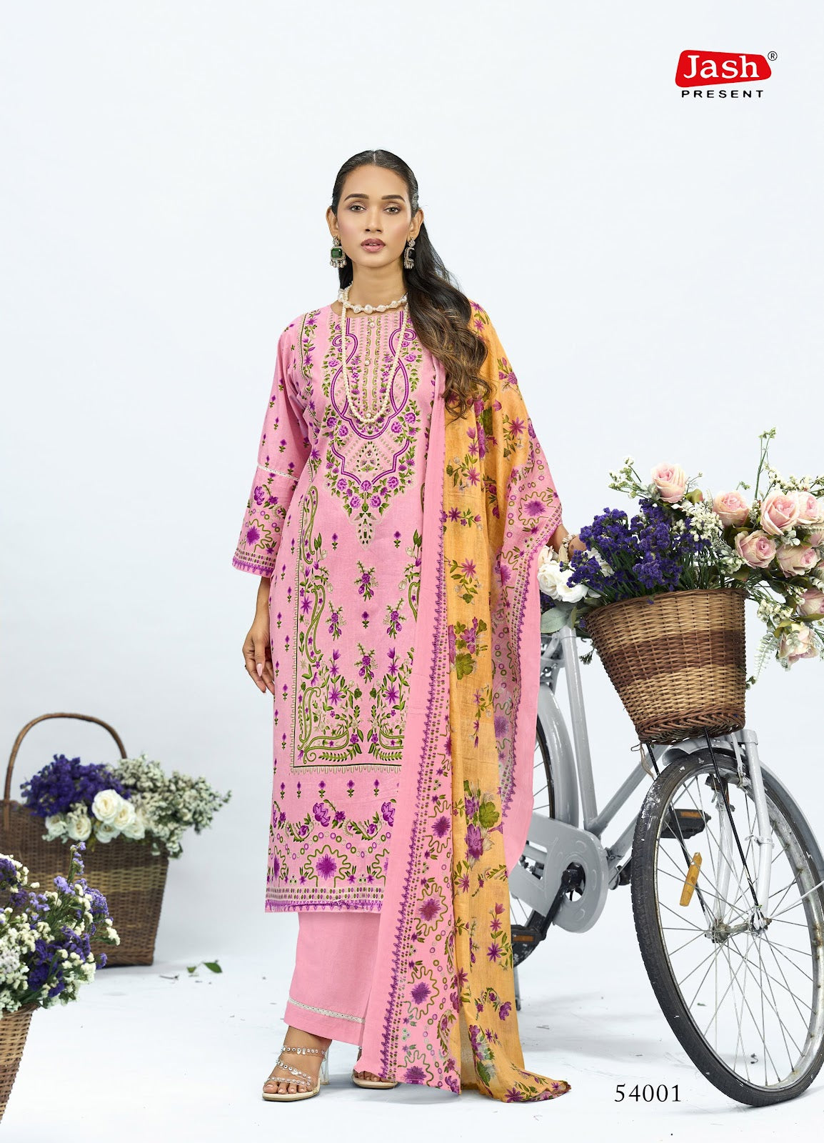 Elliza Vol 54 Jash Lawn Cotton Karachi Salwar Suits Exporter