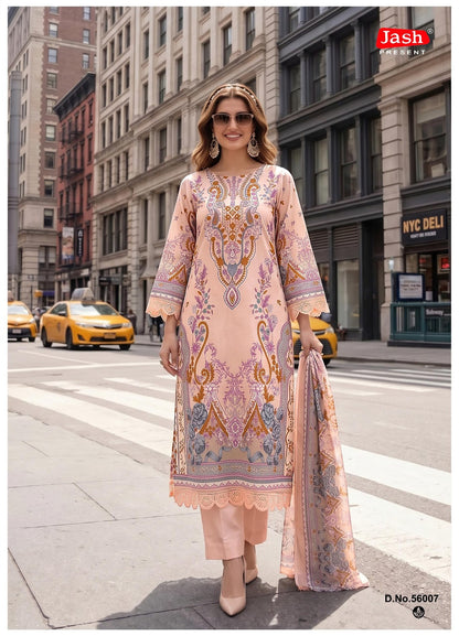 Elliza Vol 56 Jash Mix Cotton Karachi Salwar Suits Wholesaler