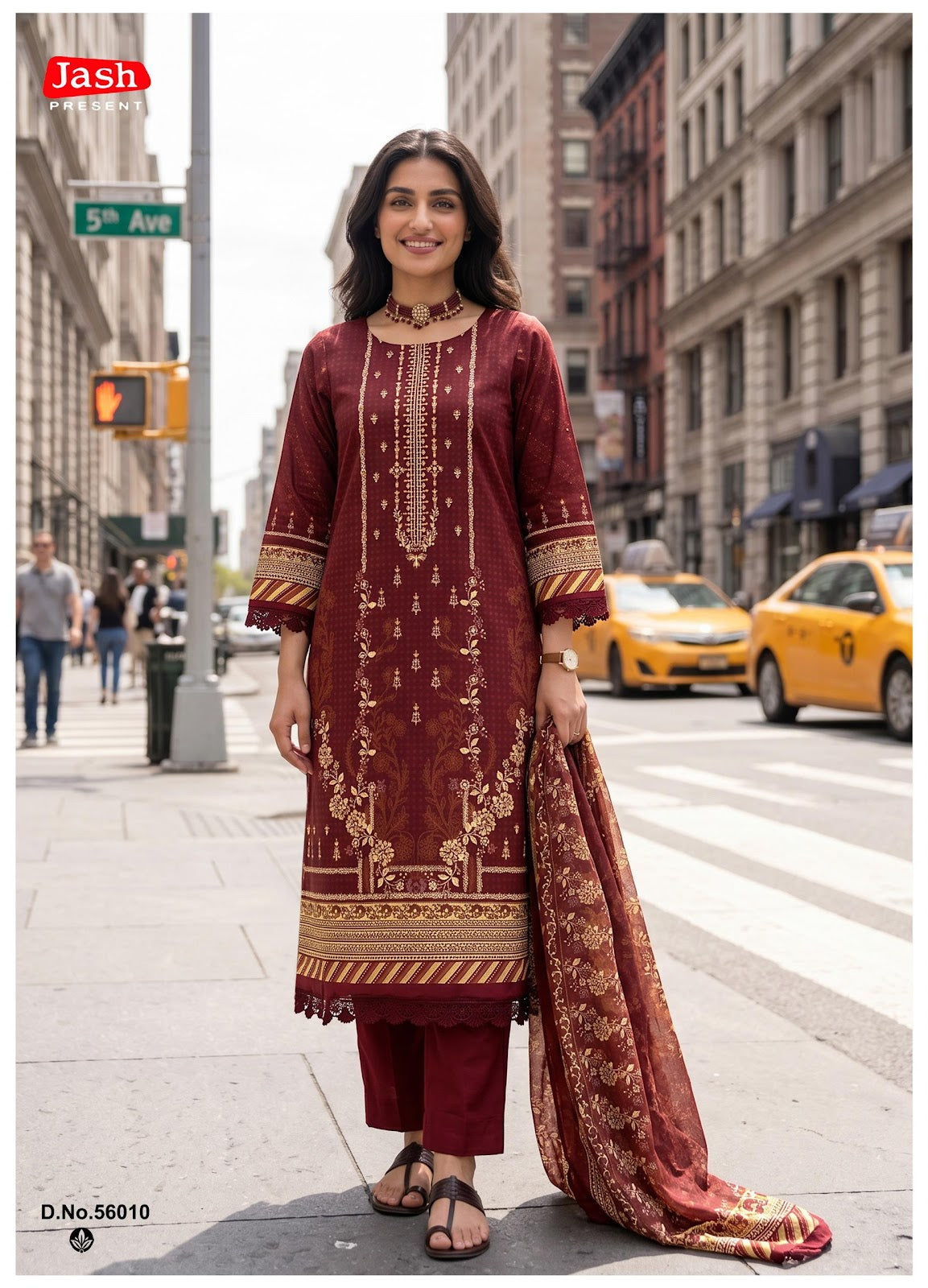 Elliza Vol 56 Jash Mix Cotton Karachi Salwar Suits Wholesaler