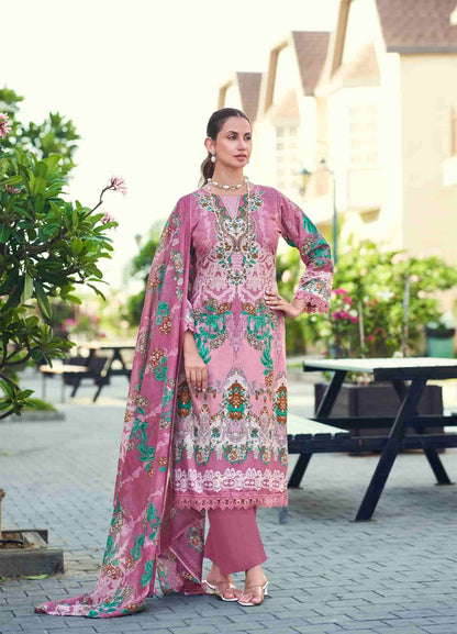 Elliza Vol 57 Jash Lawn Karachi Salwar Suits Supplier India