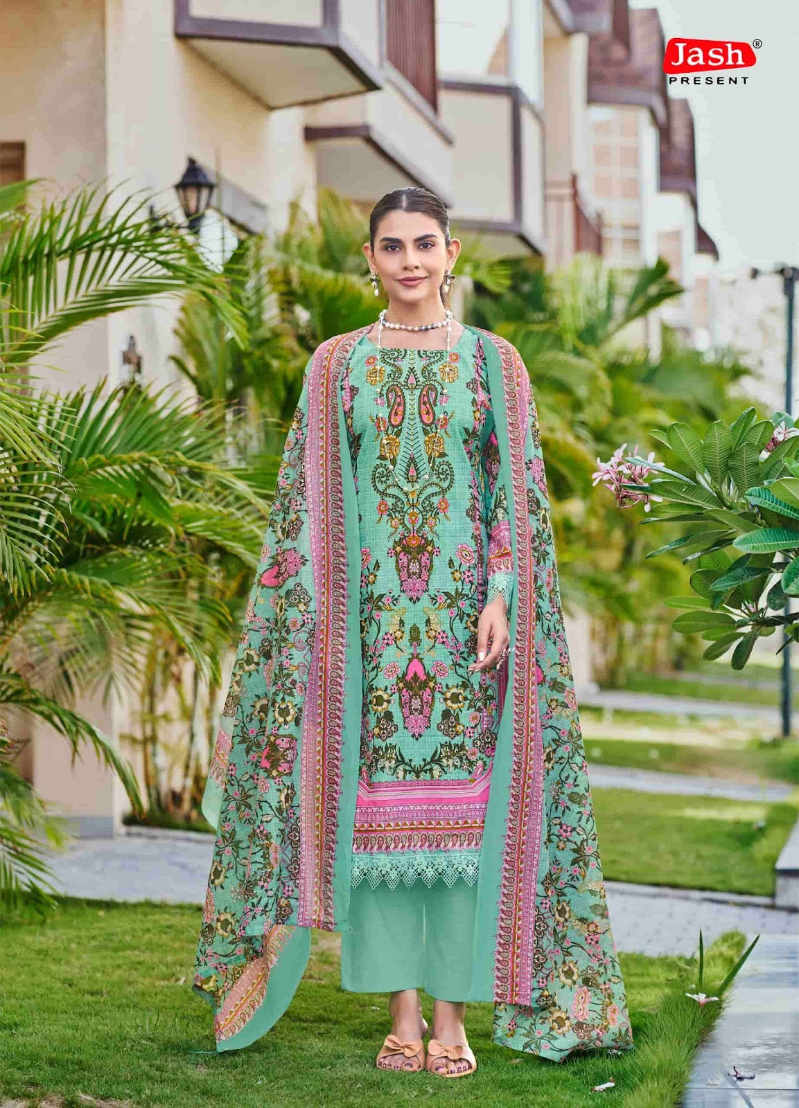 Elliza Vol 57 Jash Lawn Karachi Salwar Suits Supplier India