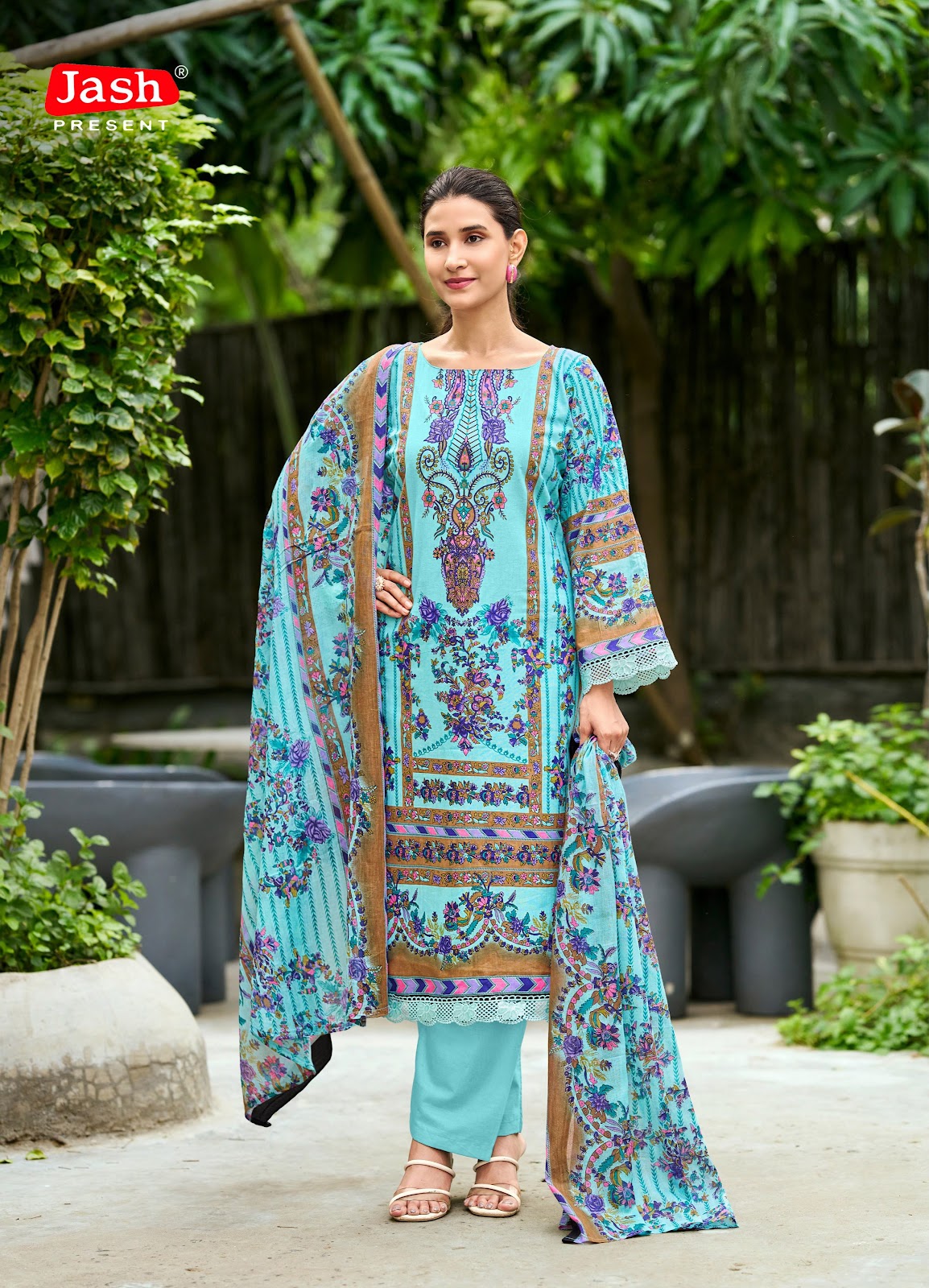 Elliza Vol 58 Jash Lawn Cotton Karachi Salwar Suits Manufacturer