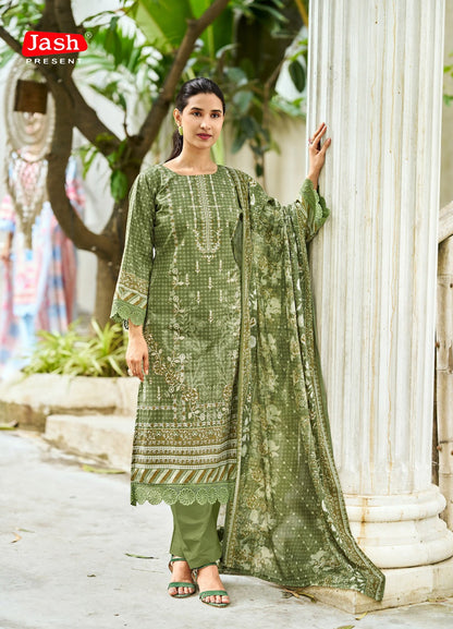 Elliza Vol 58 Jash Lawn Cotton Karachi Salwar Suits Manufacturer