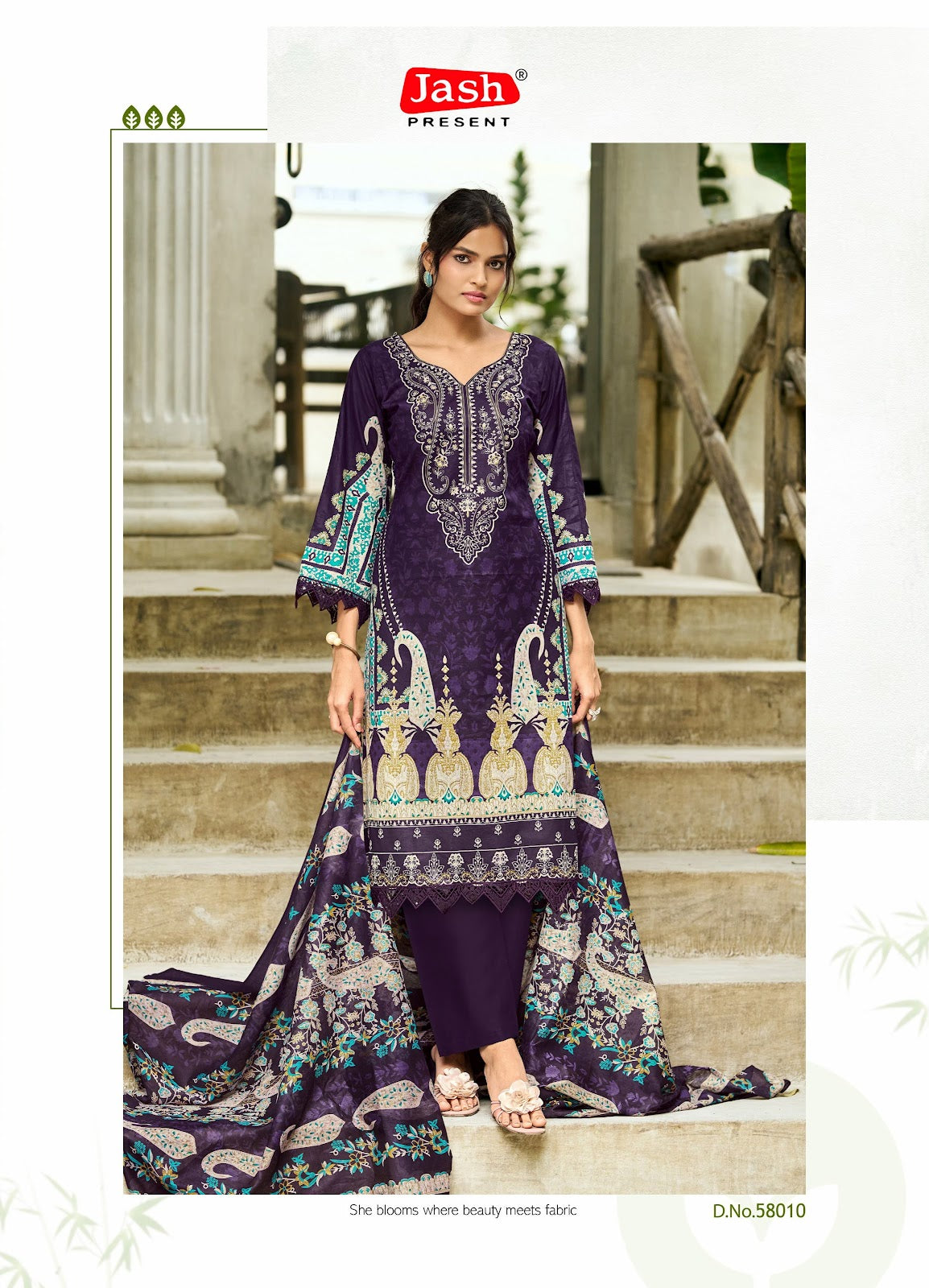 Elliza Vol 58 Jash Lawn Cotton Karachi Salwar Suits Manufacturer
