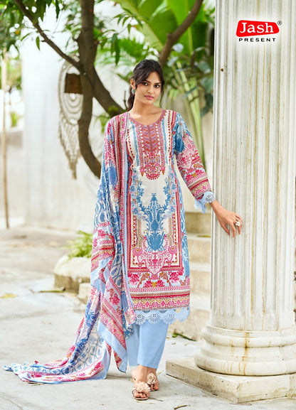 Elliza Vol 58 Jash Lawn Cotton Karachi Salwar Suits Manufacturer