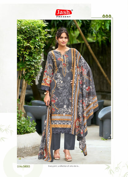 Elliza Vol 58 Jash Lawn Cotton Karachi Salwar Suits Manufacturer