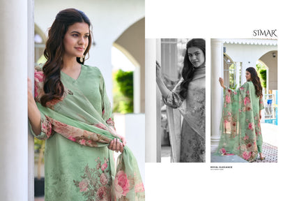 Elnaaz Simar Viscose Pant Style Suits Exporter Gujarat